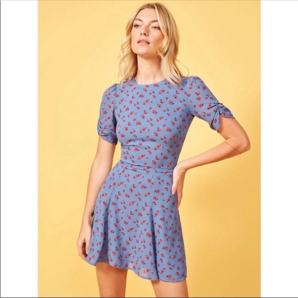 Reformation Mini Floral Dress